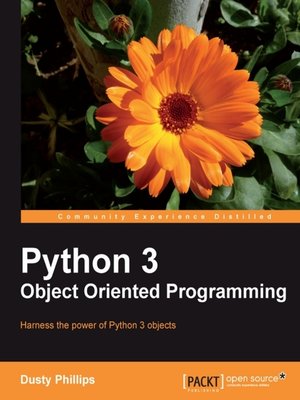 cover image of Python 3 Object Oriented Programming